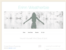 Tablet Screenshot of erinnweatherbie.com